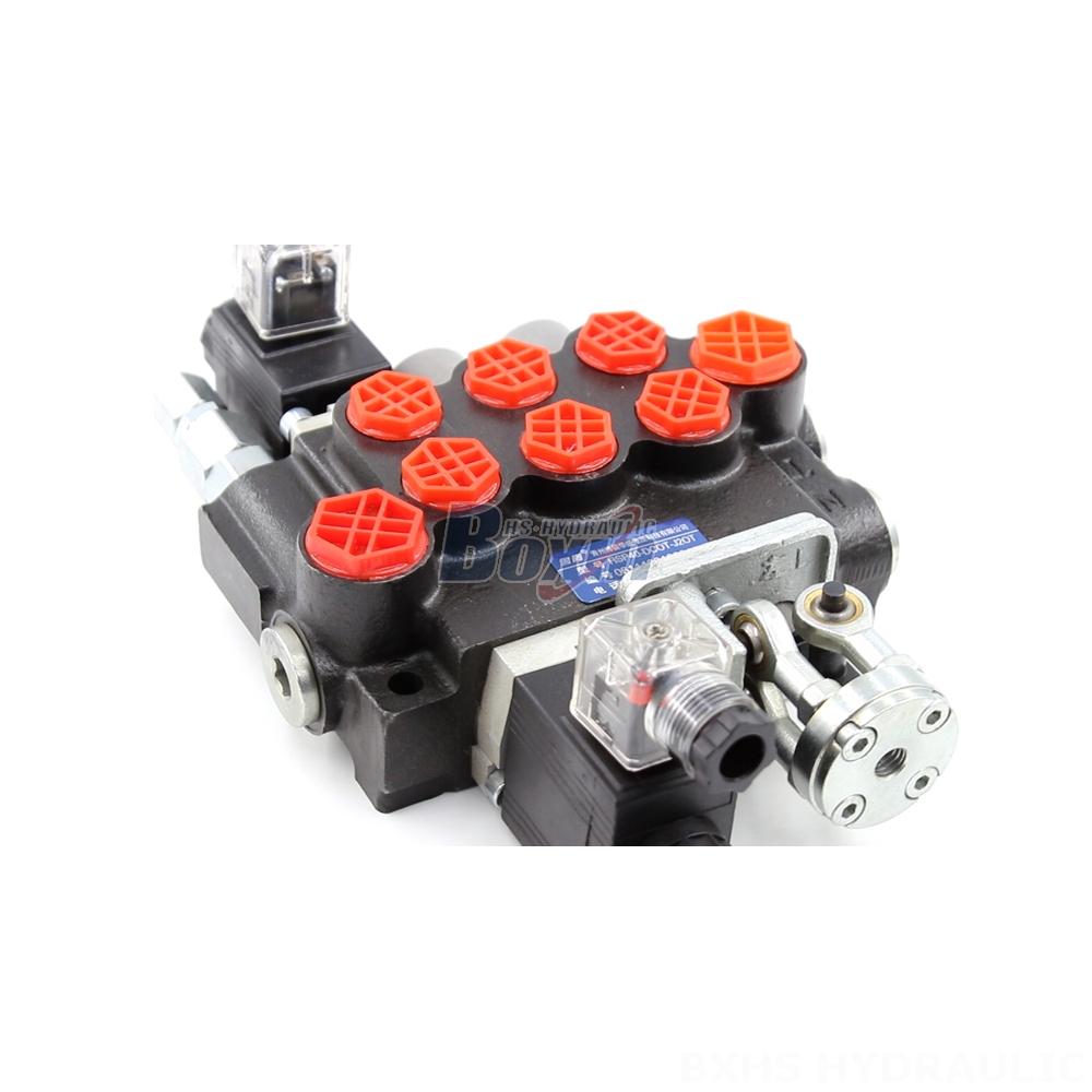 P40 Solenoid & Joystick 3 Spool Monoblock Valve: OEM & ODM Services Available detail image